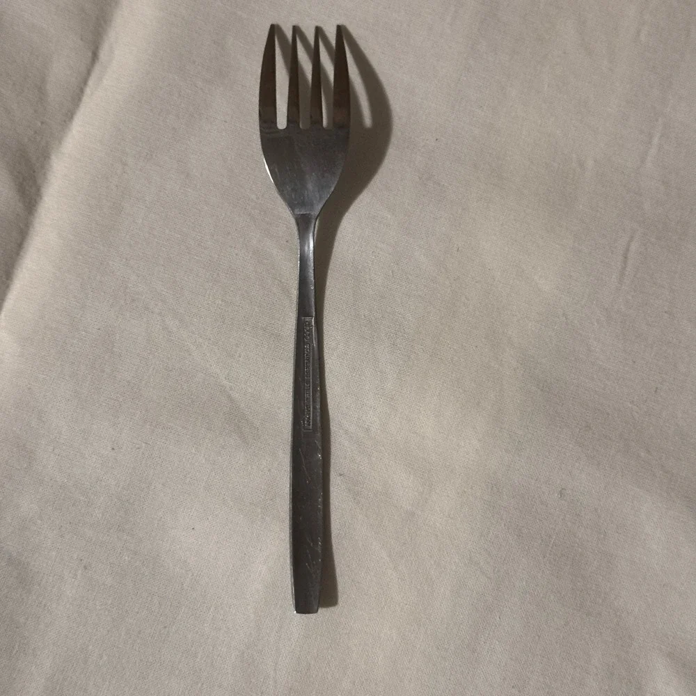 Abco Stainless Steel Fork MEXICANA Pattern‎ Flatware Japan Vintage Cutlery Retro